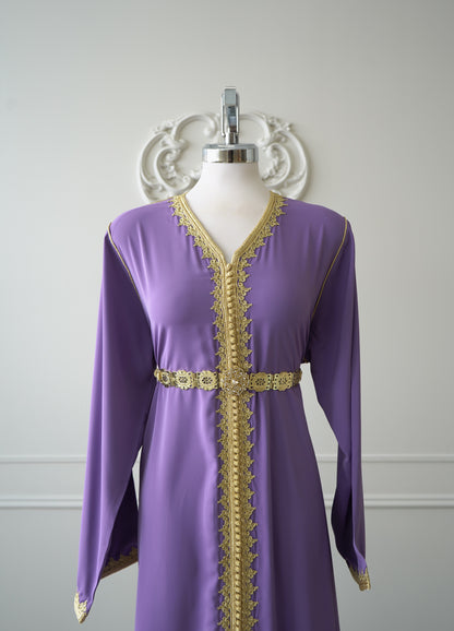 CAFTAN NAWAL MAUVE