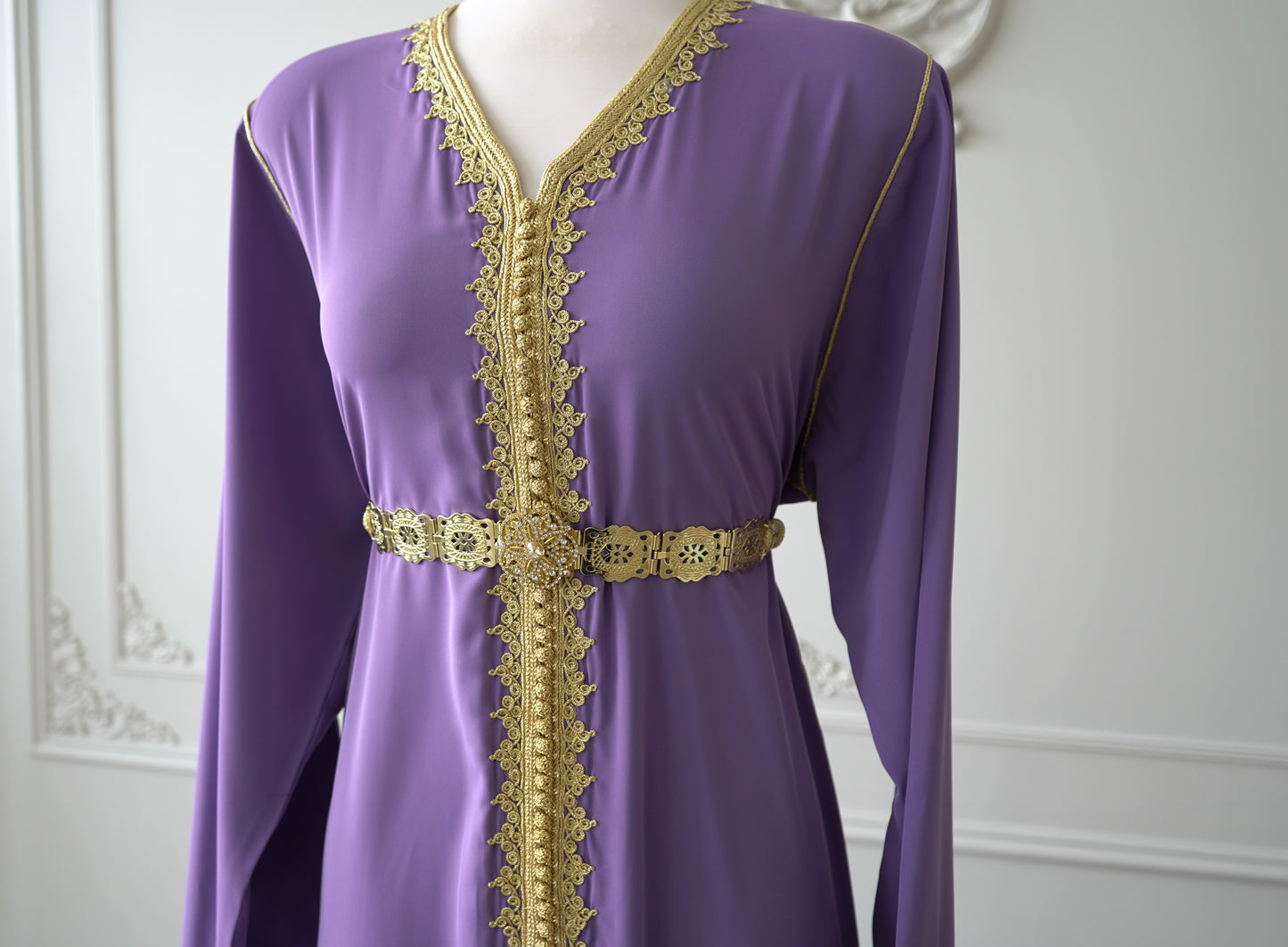 CAFTAN NAWAL MAUVE