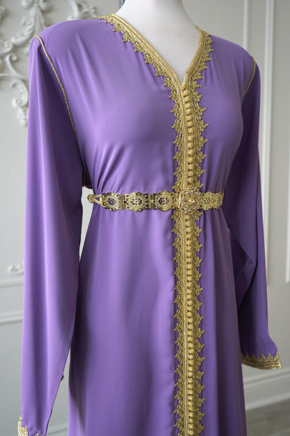 CAFTAN NAWAL MAUVE