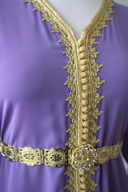 CAFTAN NAWAL MAUVE