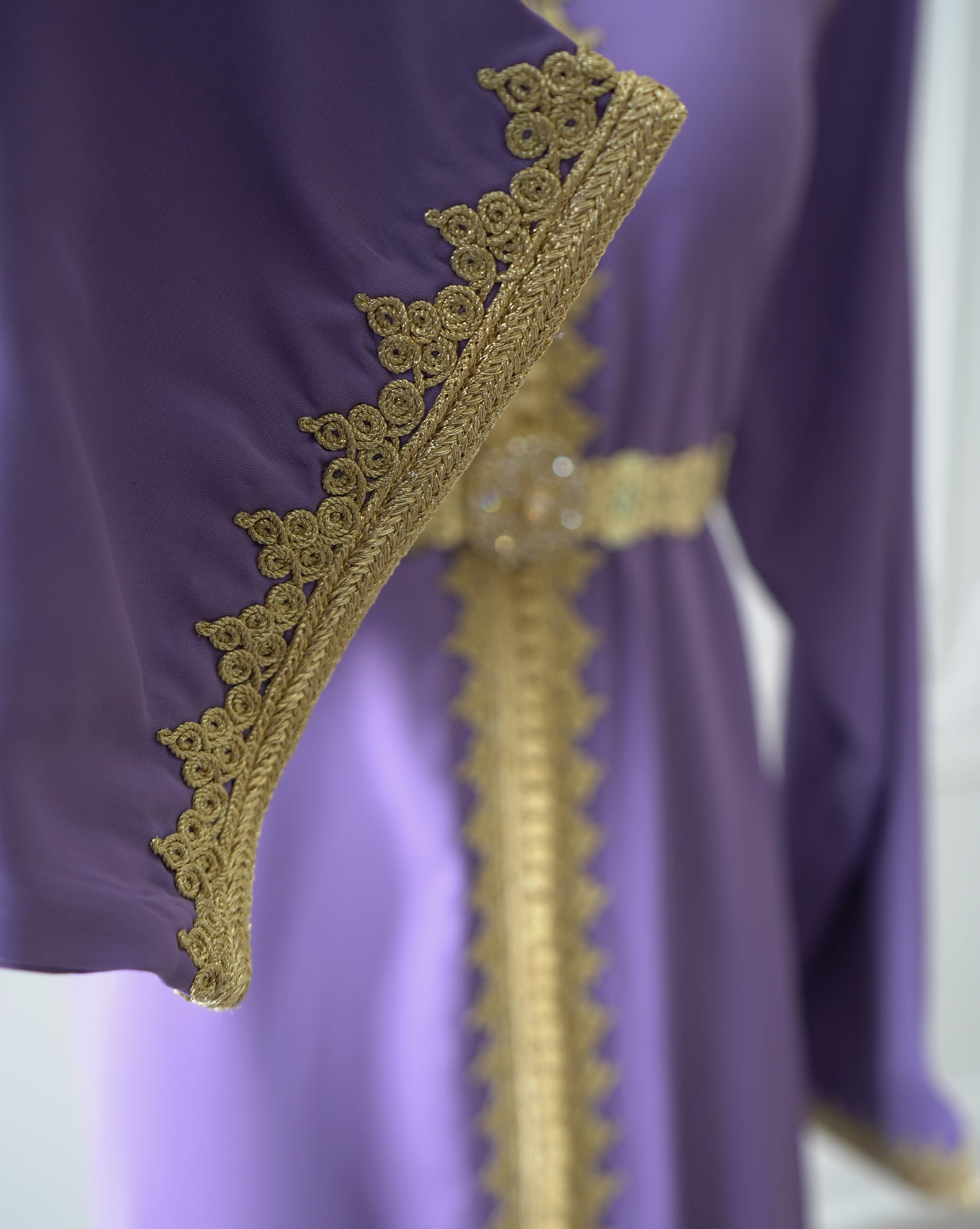 CAFTAN NAWAL MAUVE