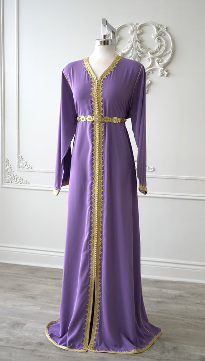 CAFTAN NAWAL MAUVE