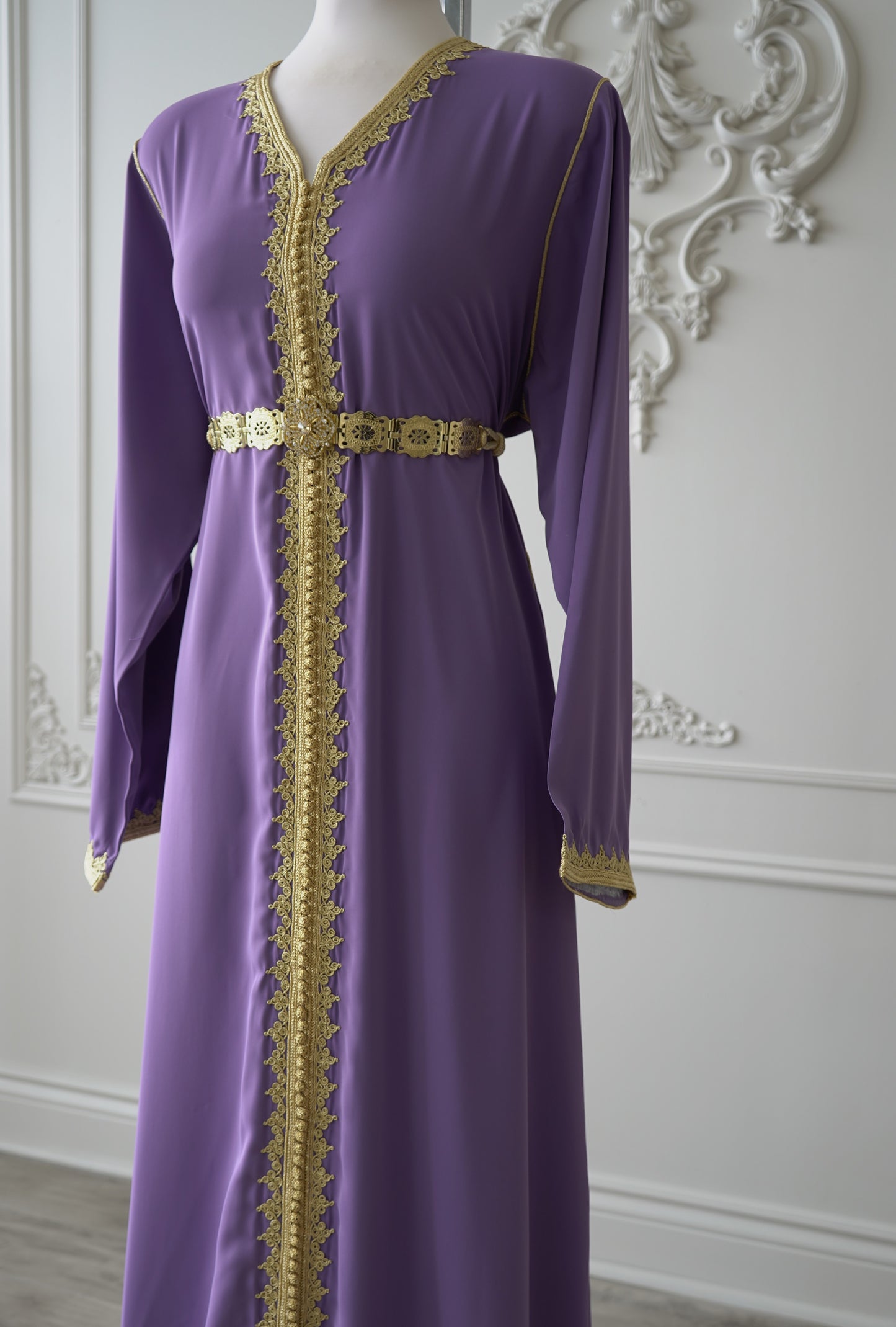 CAFTAN NAWAL MAUVE