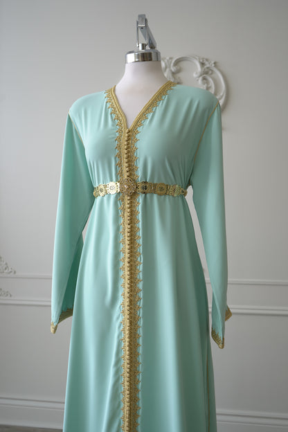 CAFTAN NAWAL TURQUOISE