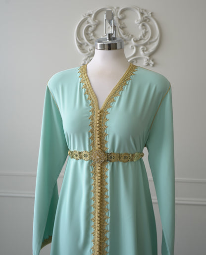 CAFTAN NAWAL TURQUOISE