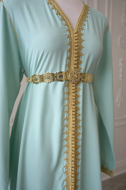 CAFTAN NAWAL TURQUOISE