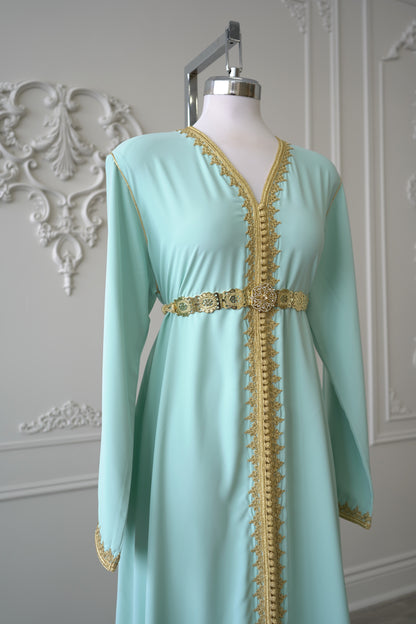 CAFTAN NAWAL TURQUOISE