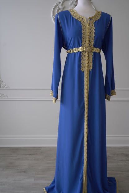 CAFTAN NAJOUA BLEU