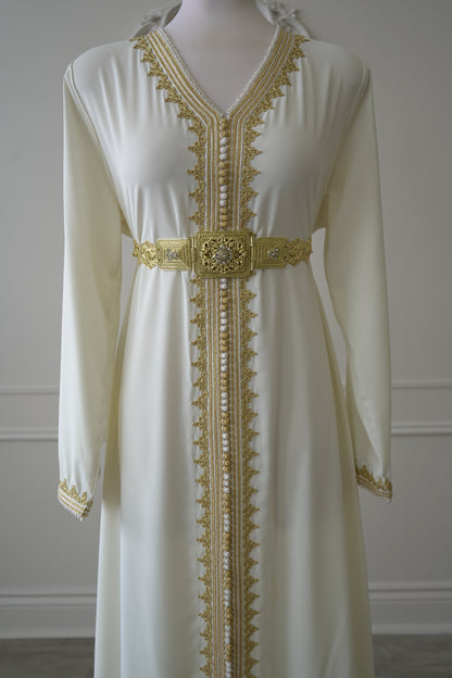 CAFTAN LAMIA BLANC