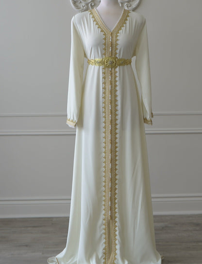 CAFTAN LAMIA BLANC