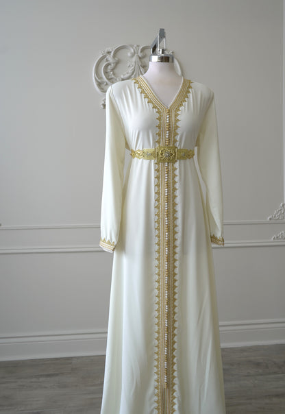 CAFTAN LAMIA BLANC