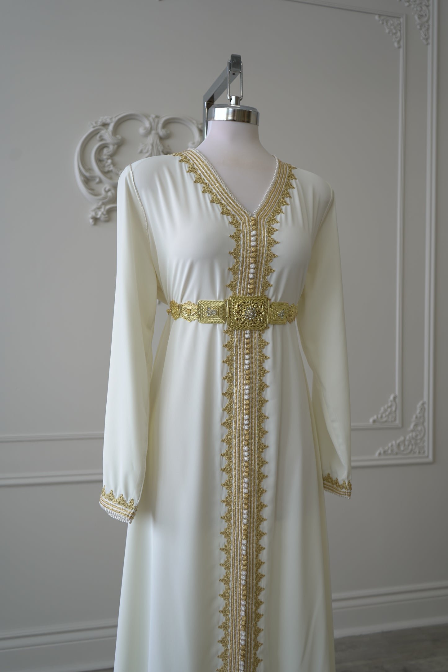 CAFTAN LAMIA BLANC