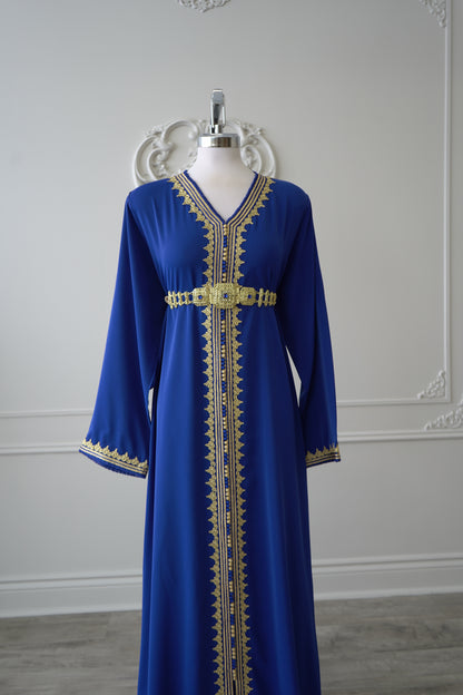 CAFTAN LAMIA BLEU