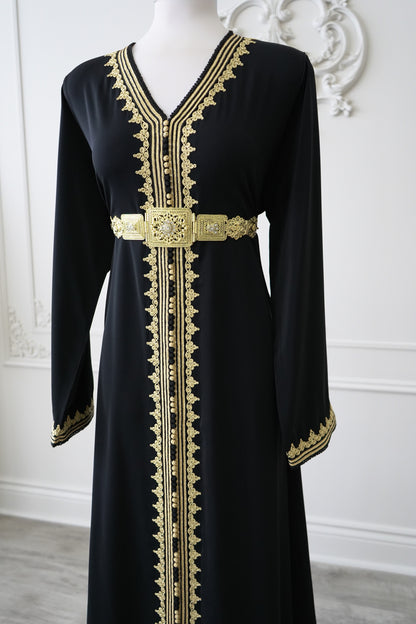 CAFTAN LAMIA NOIR