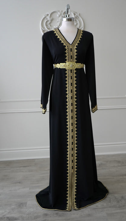 CAFTAN LAMIA NOIR