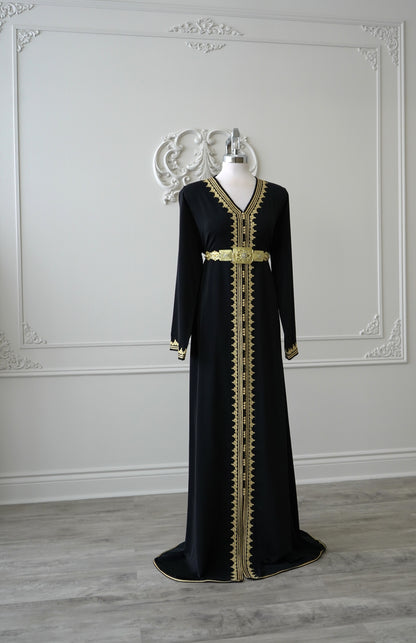 CAFTAN LAMIA NOIR