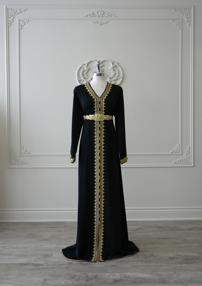 CAFTAN LAMIA NOIR