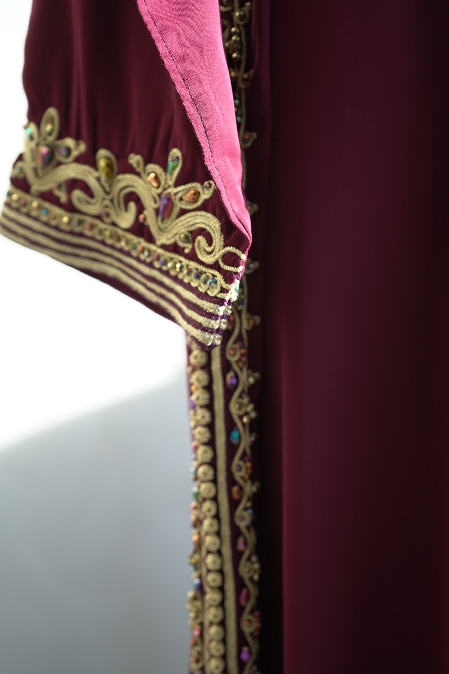 CAFTAN ABIR BORDEAUX