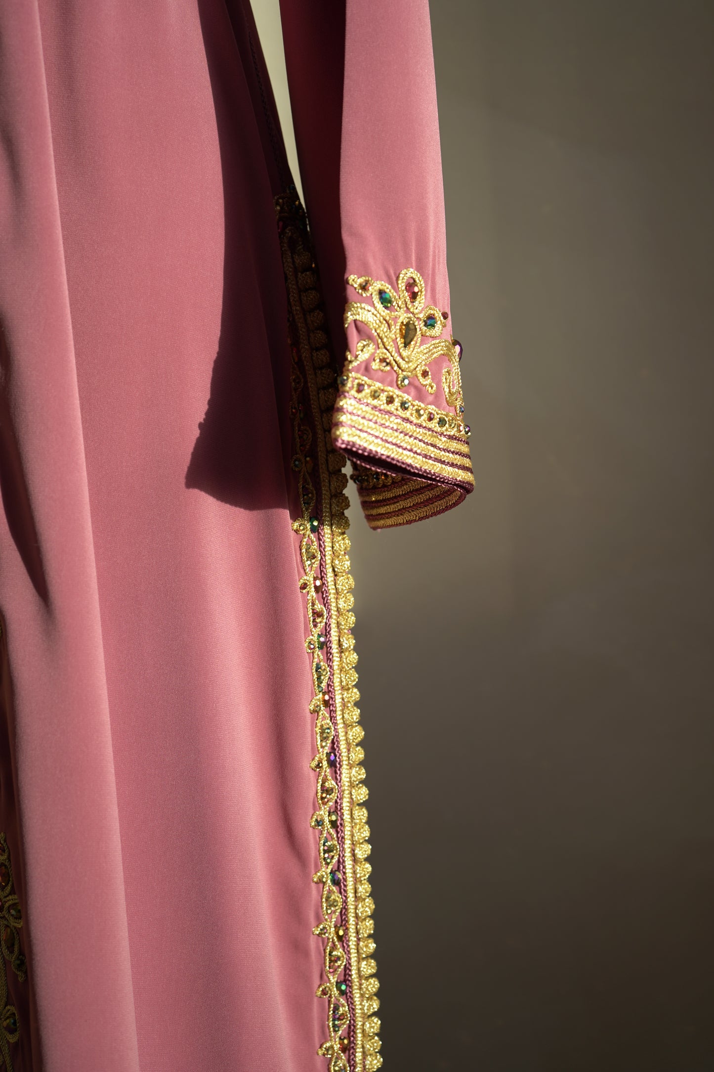 CAFTAN ABIR VIEUX ROSE