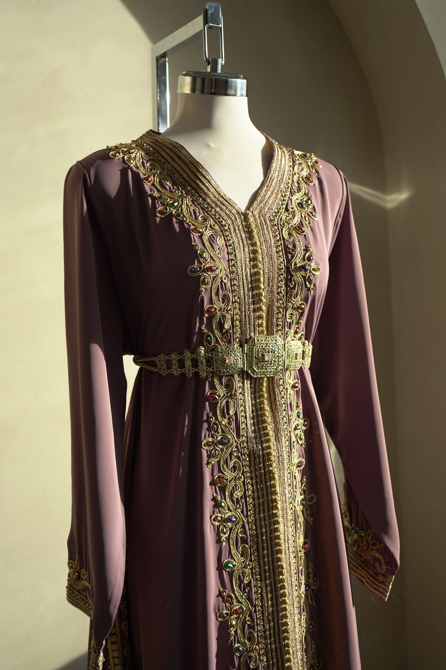 CAFTAN ABIR MAUVE TAUPE