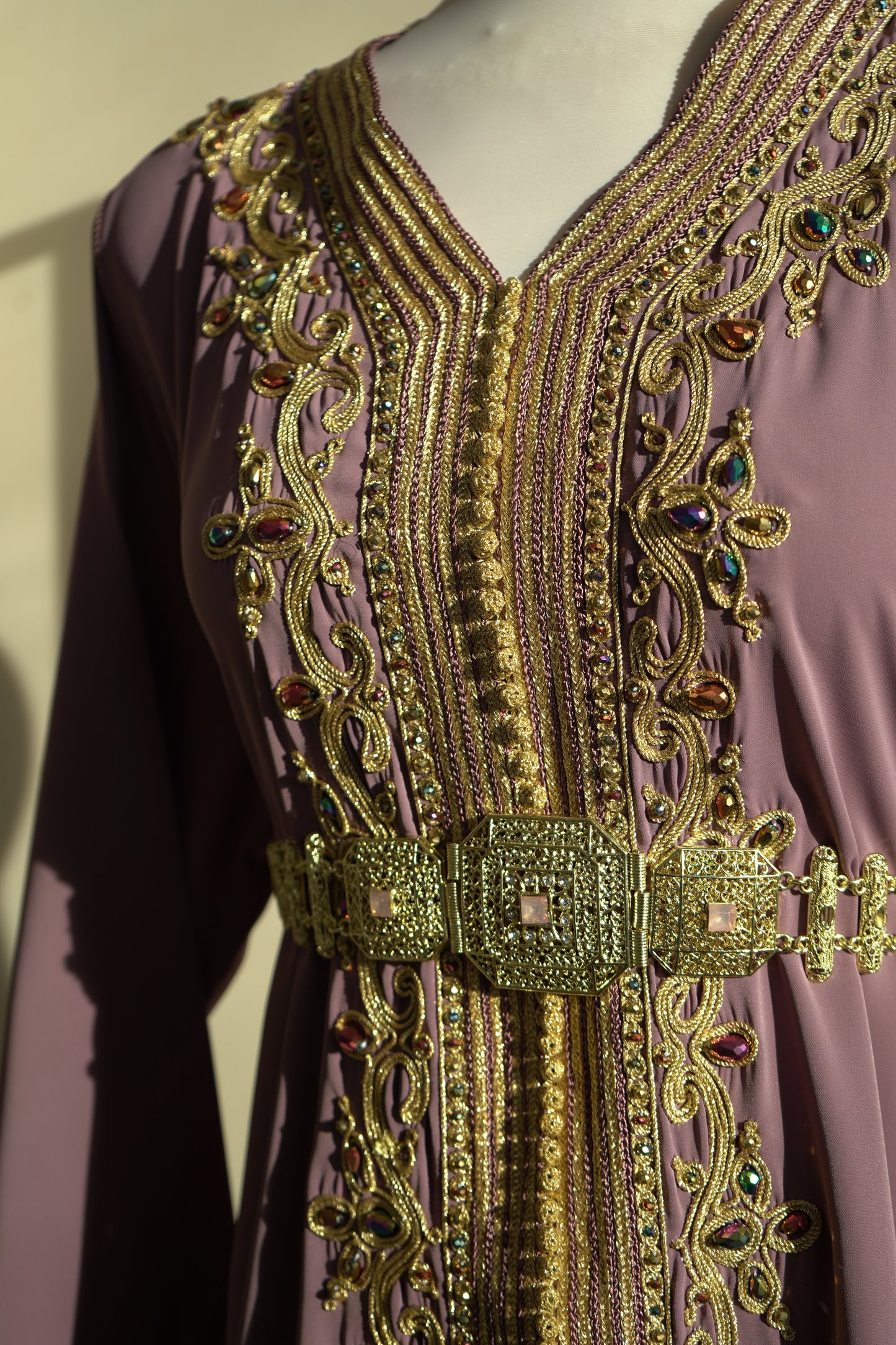 CAFTAN ABIR MAUVE TAUPE