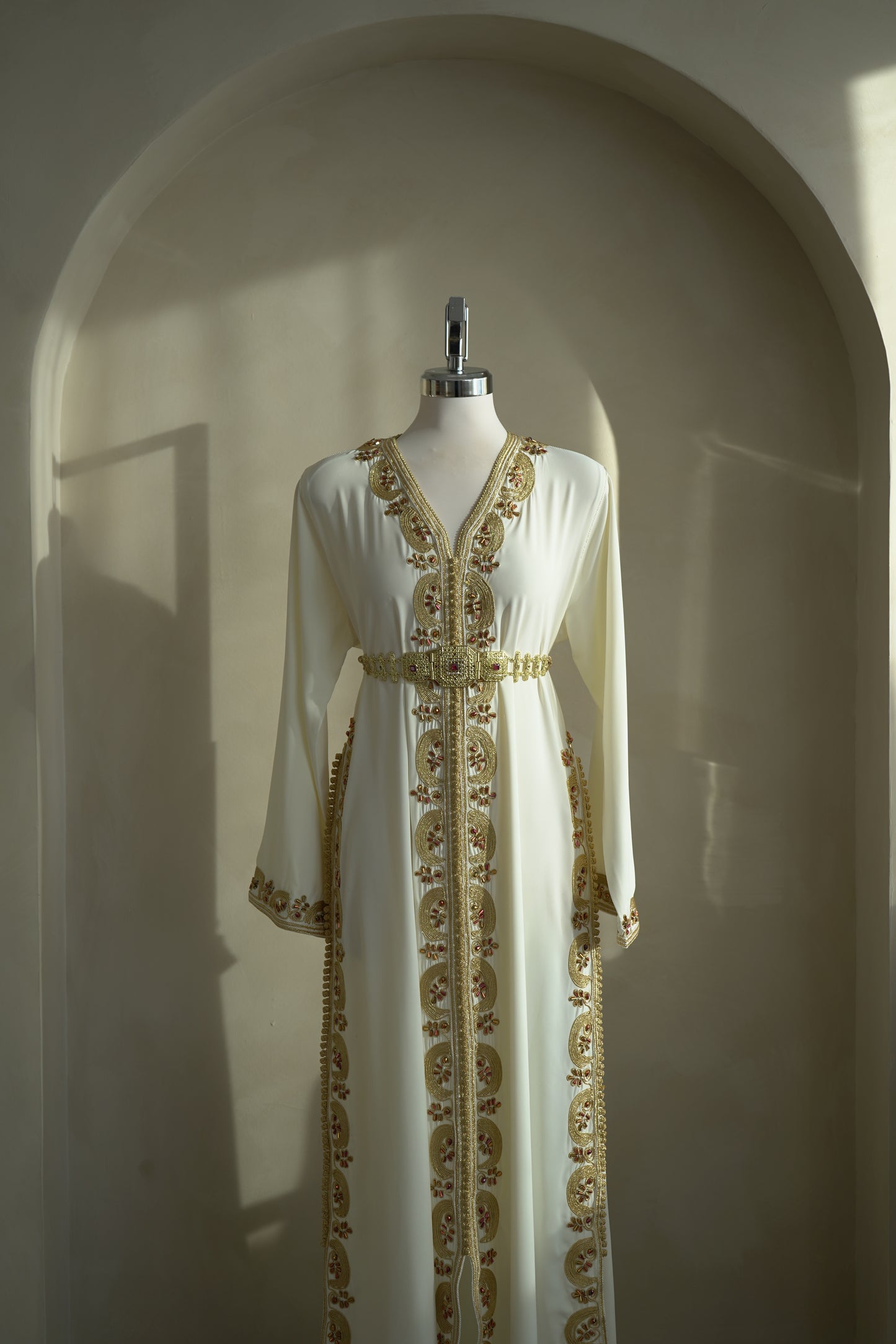 CAFTAN TASNIM BLANC