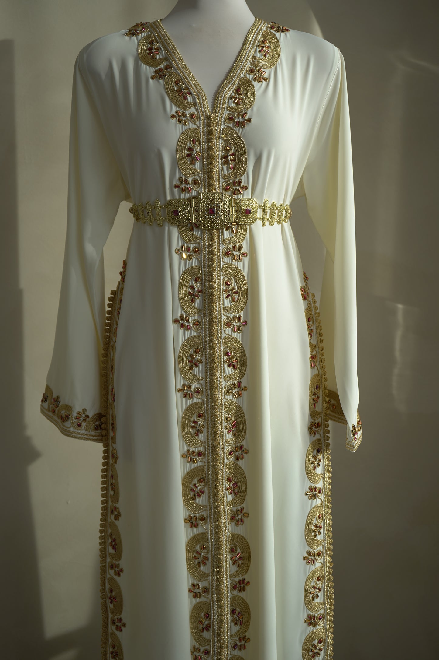 CAFTAN TASNIM BLANC