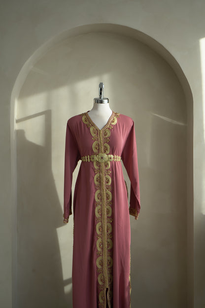 CAFTAN TASNIM ROSE POUDRÉ