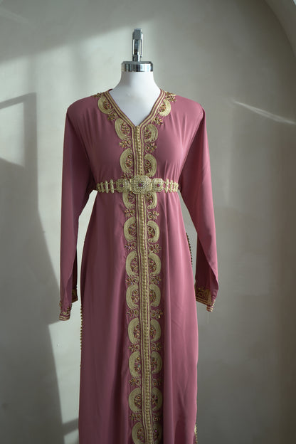 CAFTAN TASNIM ROSE POUDRÉ