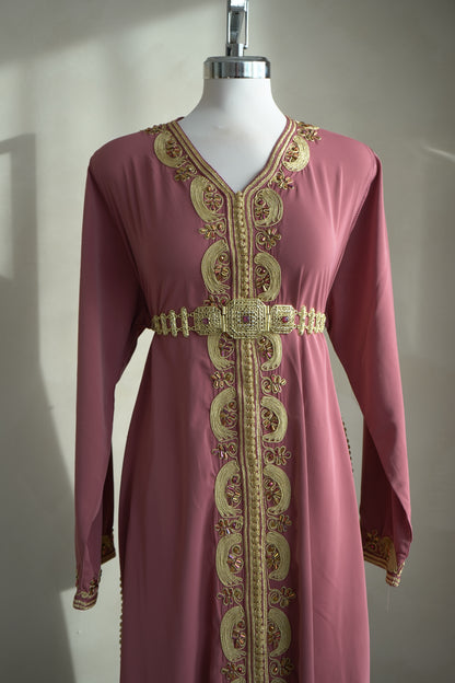 CAFTAN TASNIM ROSE POUDRÉ