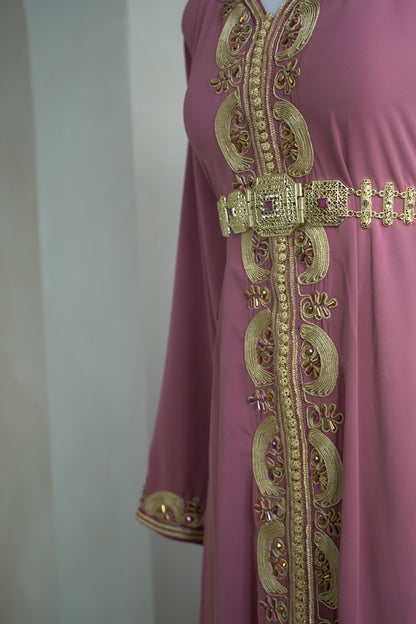 CAFTAN TASNIM ROSE POUDRÉ