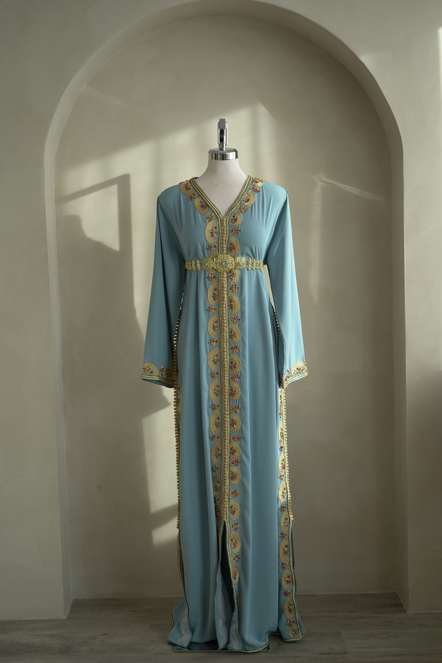 CAFTAN TASNIM BLEU CIEL