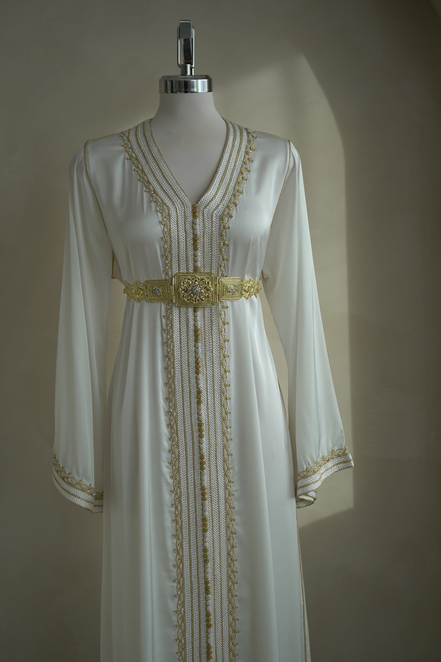 CAFTAN BOUCHRA BLANC