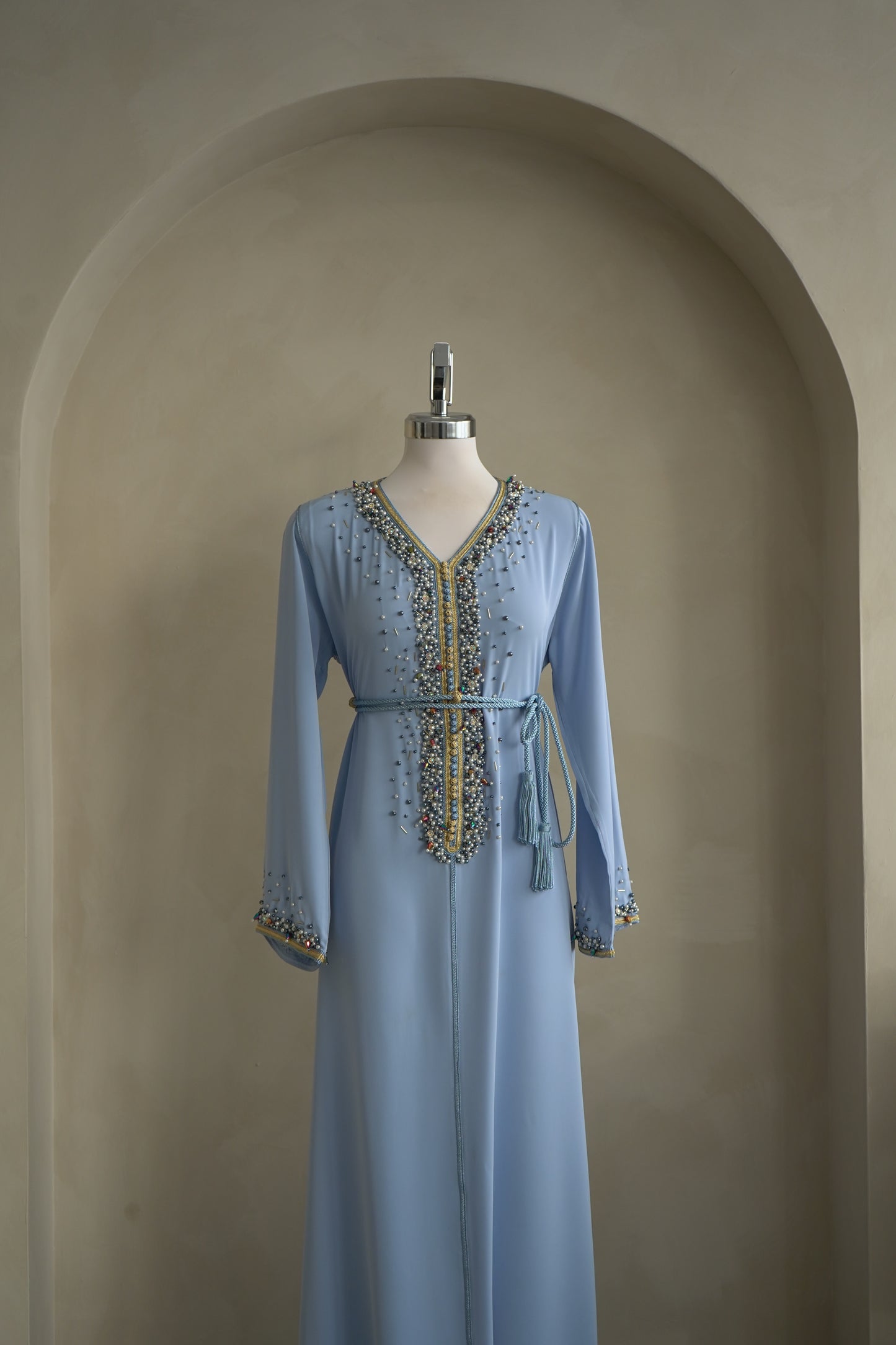 CAFTAN AMANDA BLEU