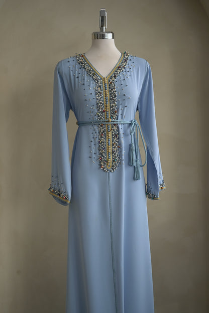 CAFTAN AMANDA BLEU