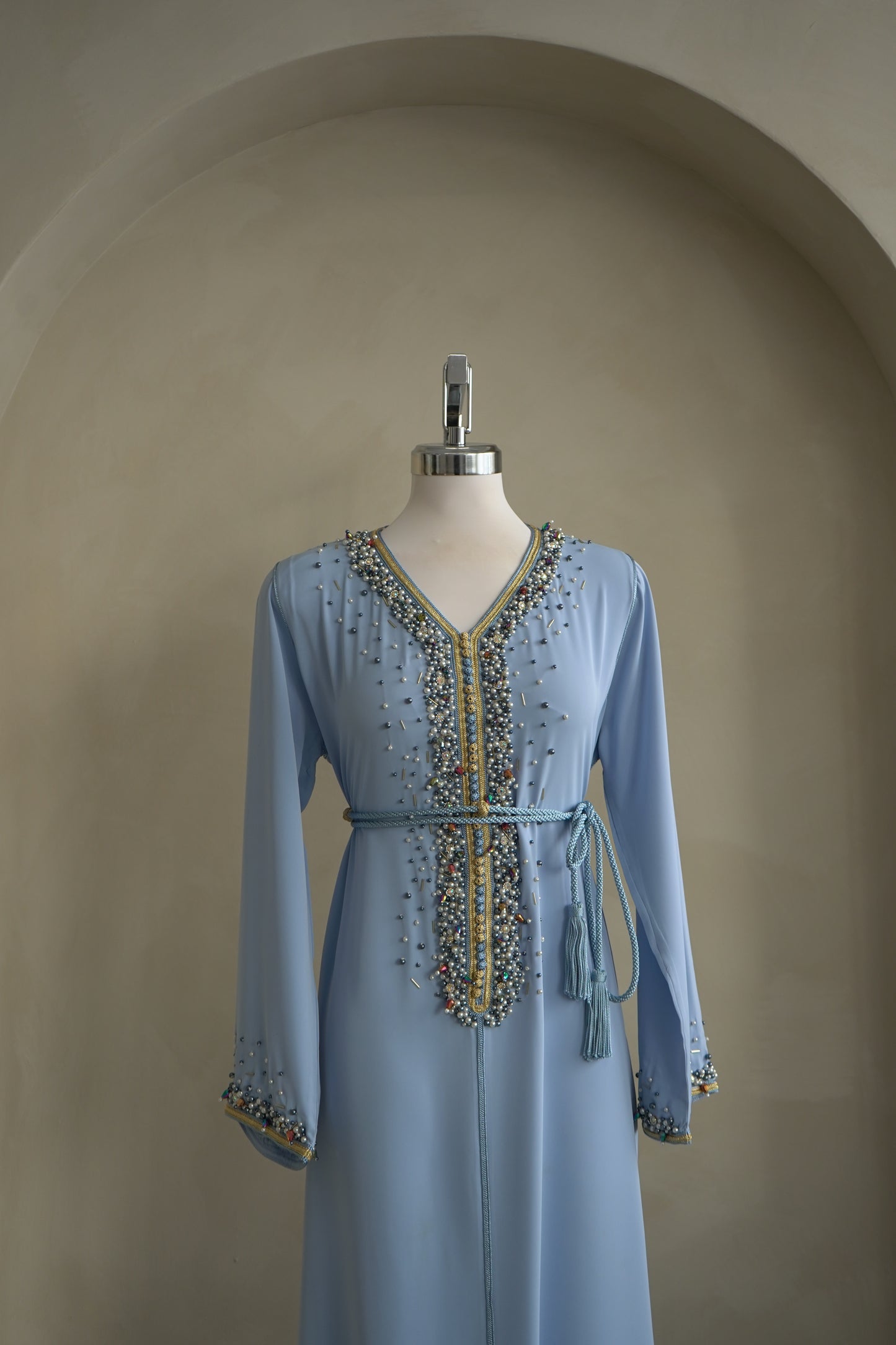 CAFTAN AMANDA BLEU