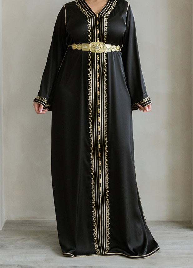 CAFTAN BOUCHRA NOIR