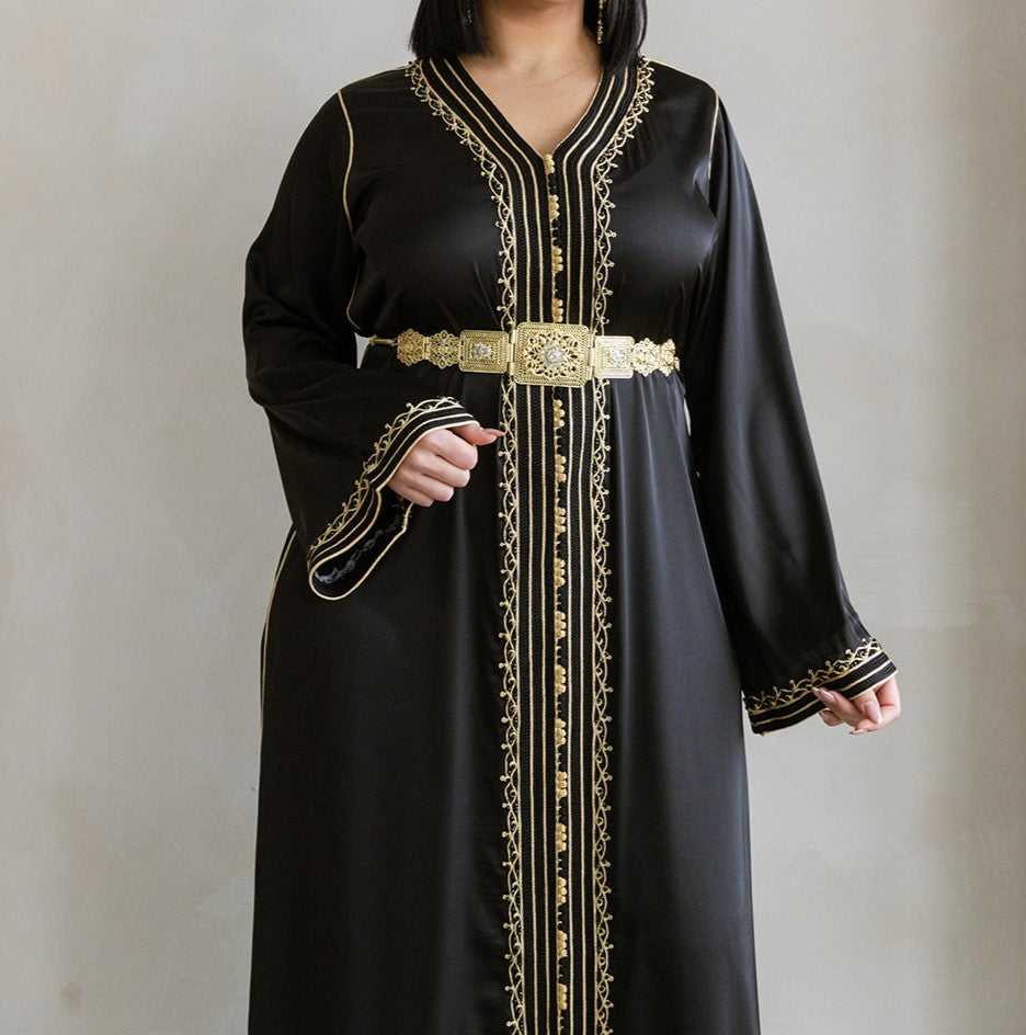 CAFTAN BOUCHRA NOIR