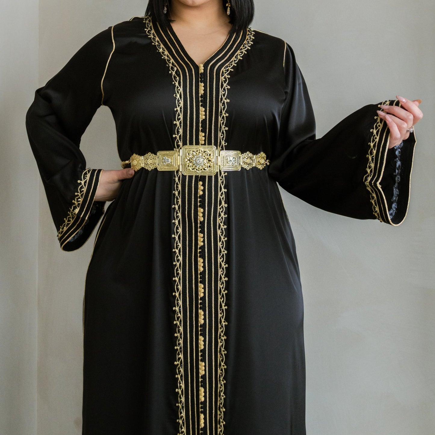 CAFTAN BOUCHRA NOIR