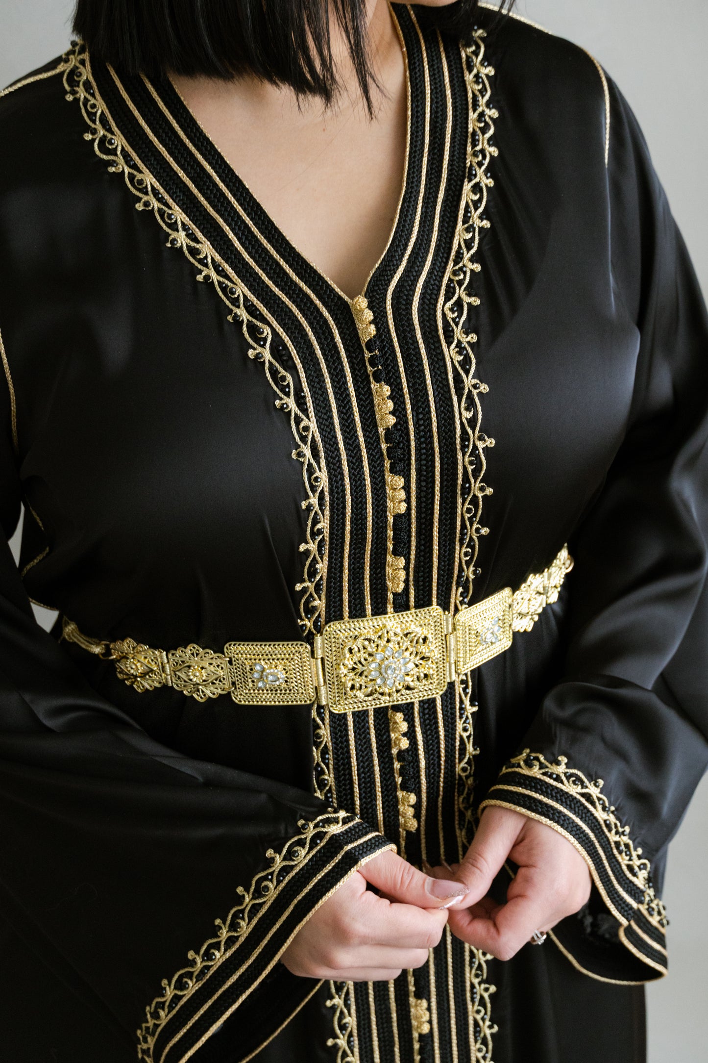 CAFTAN BOUCHRA NOIR