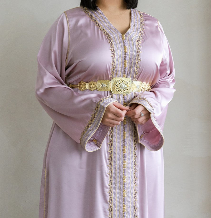 CAFTAN BOUCHRA TAUPE ROSÉ