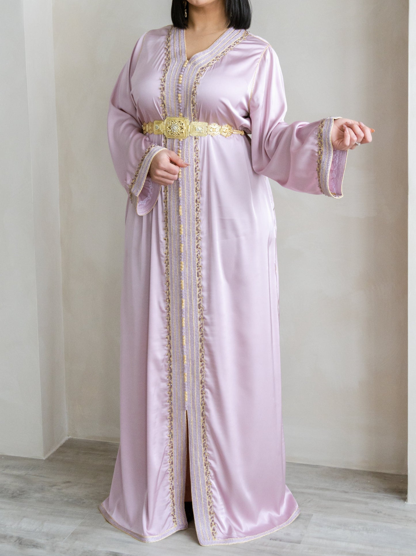 CAFTAN BOUCHRA TAUPE ROSÉ