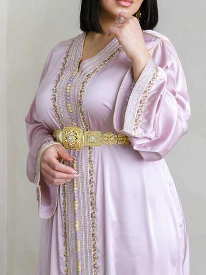 CAFTAN BOUCHRA TAUPE ROSÉ