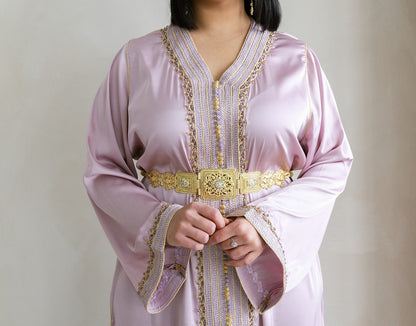 CAFTAN BOUCHRA TAUPE ROSÉ