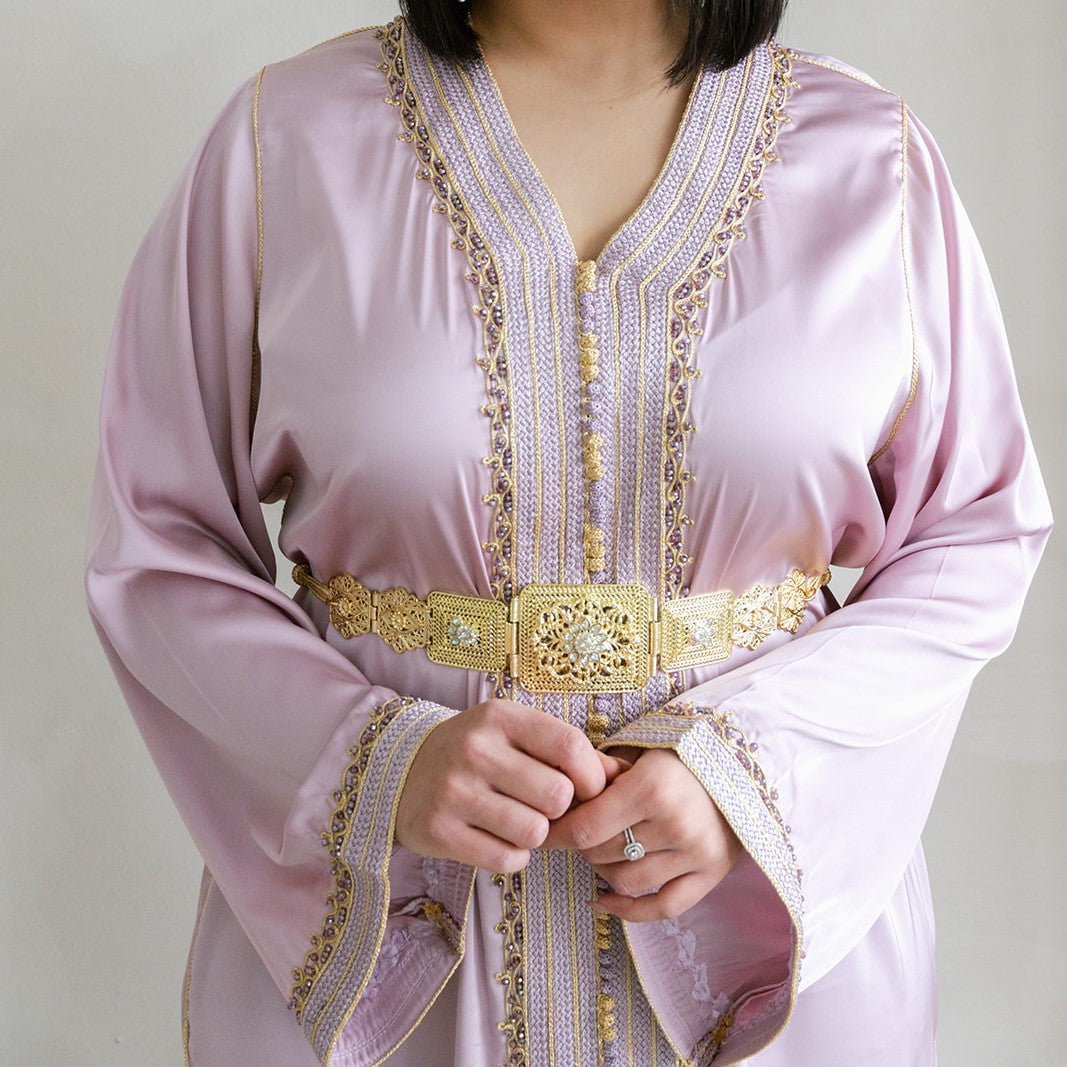 CAFTAN BOUCHRA TAUPE ROSÉ