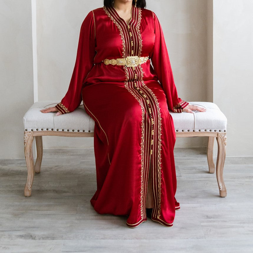 CAFTAN BOUCHRA ROUGE