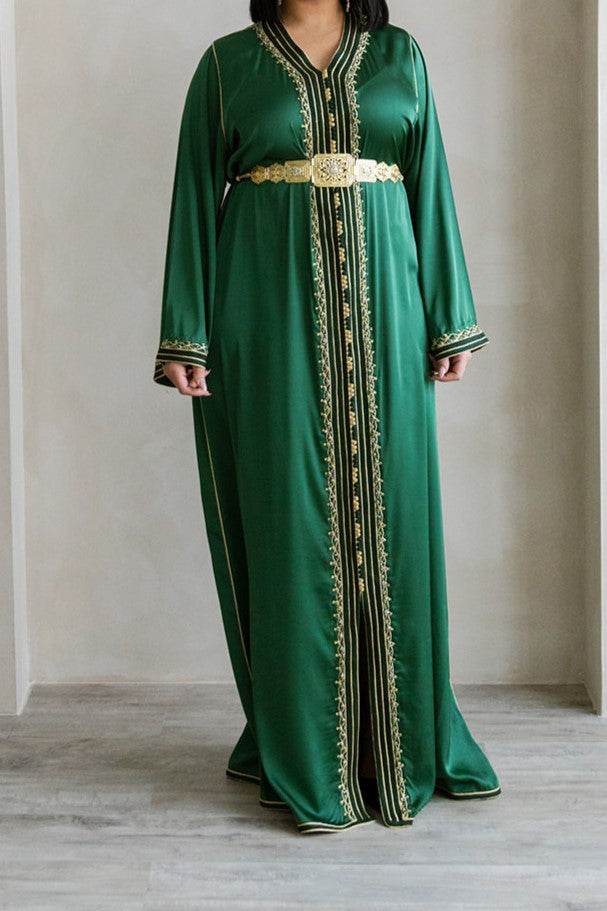 CAFTAN BOUCHRA VERT