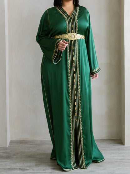 CAFTAN BOUCHRA VERT