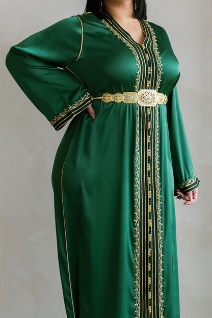 CAFTAN BOUCHRA VERT