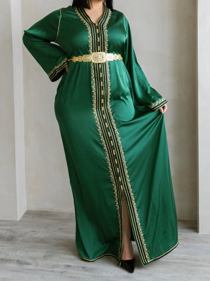 CAFTAN BOUCHRA VERT